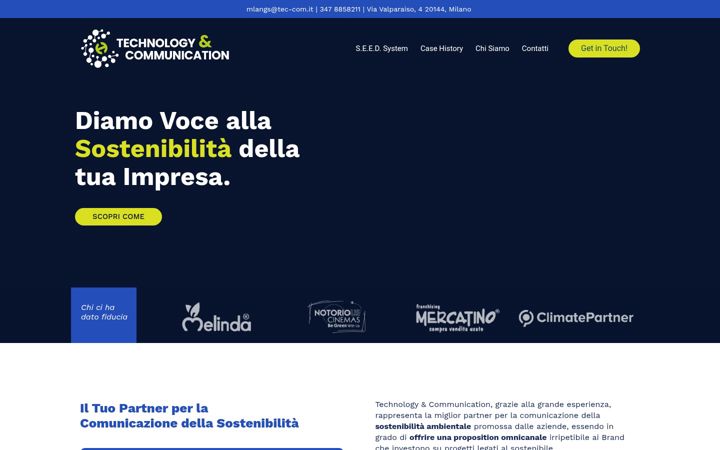 Screenshot of easy4greenadv.it