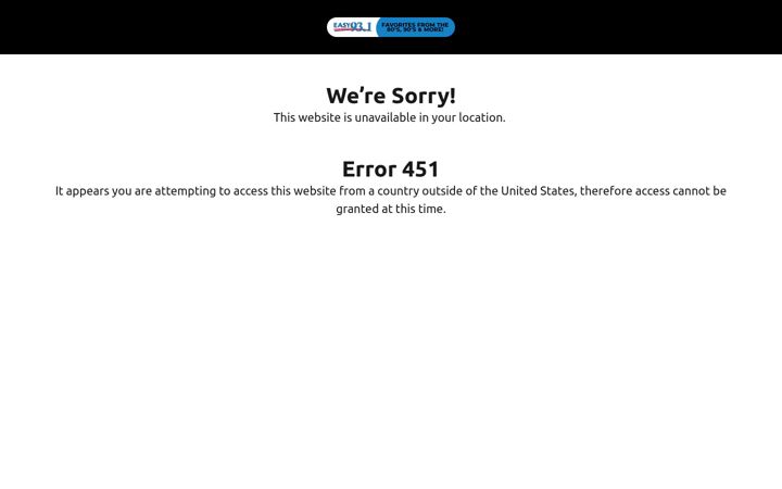 Screenshot of easy931miami.com