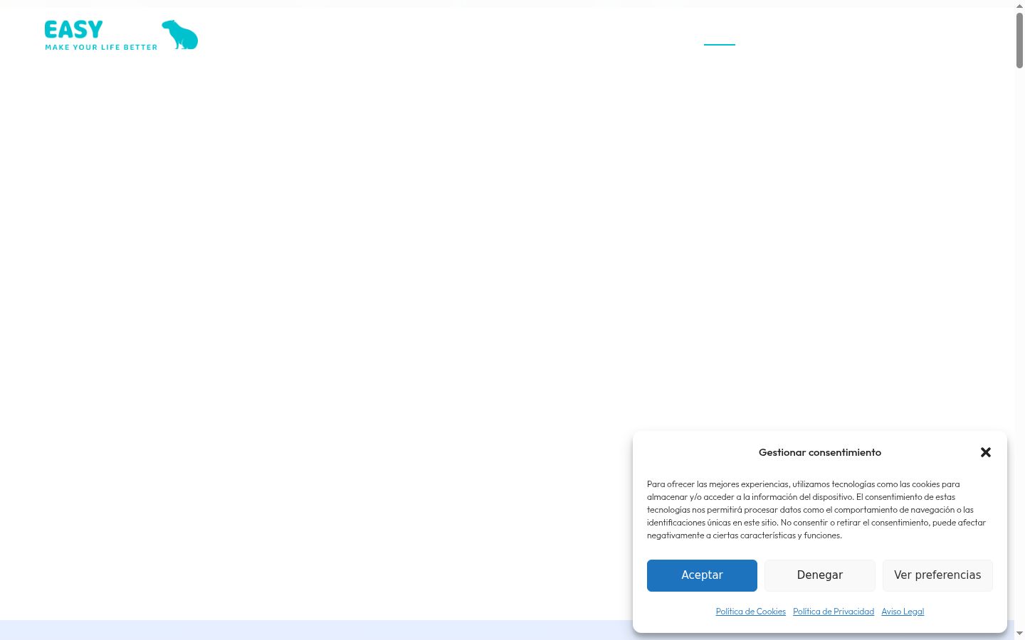 Zrzut ekranu banera zgody wyświetlanego przed jakąkolwiek interakcją