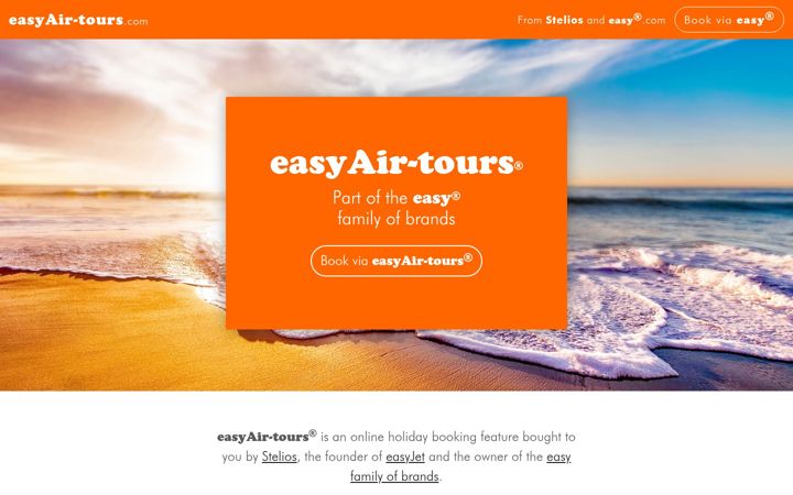Screenshot of easyair-tours.com