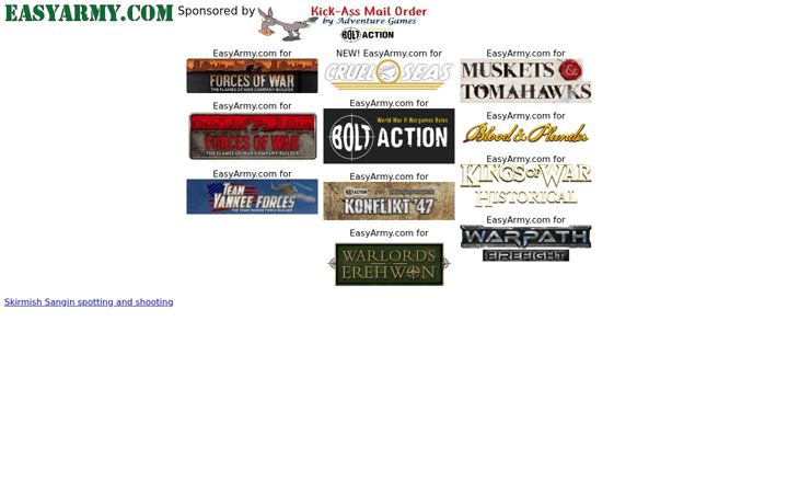 Screenshot of easyarmy.com