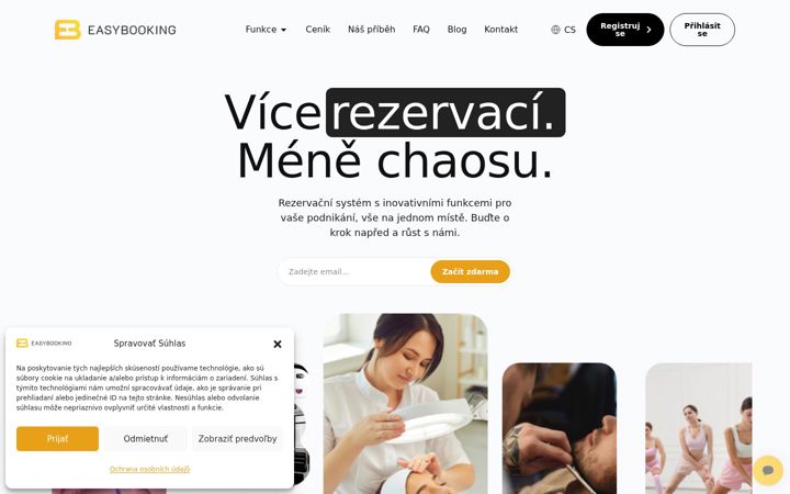 Snímek obrazovky easybooking.cz