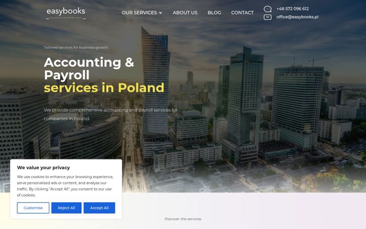Captura de ecrã de easybooks.pl