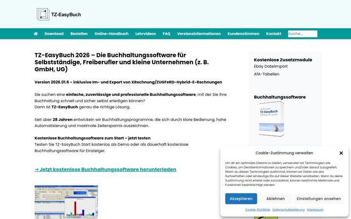 Screenshot of easybuch.com
