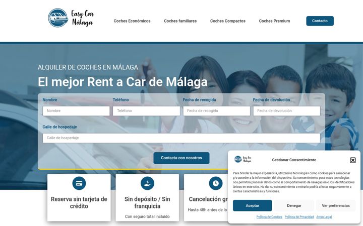 Screenshot of easycarmalaga.com