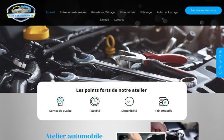 Screenshot of easycarsservices.fr