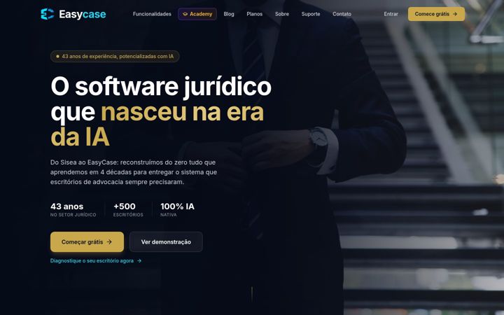 Екранна снимка на easycase.com.br