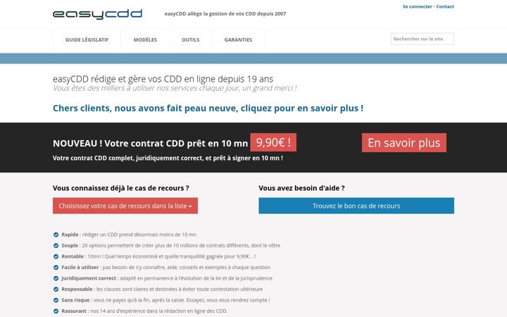 Screenshot of easycdd.com