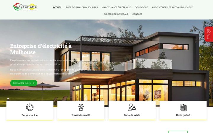 Screenshot of easychems.fr
