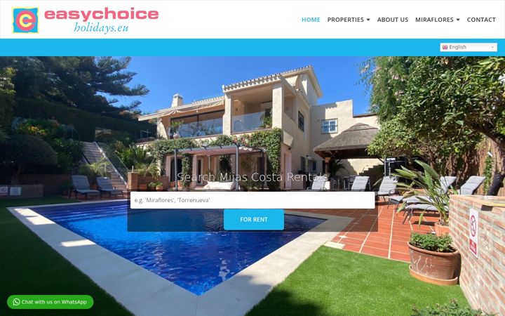 Screenshot of easychoiceholidays.eu