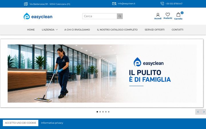 Screenshot of easyclean.it