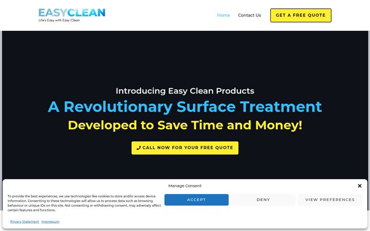 Screenshot von easycleanproducts.es