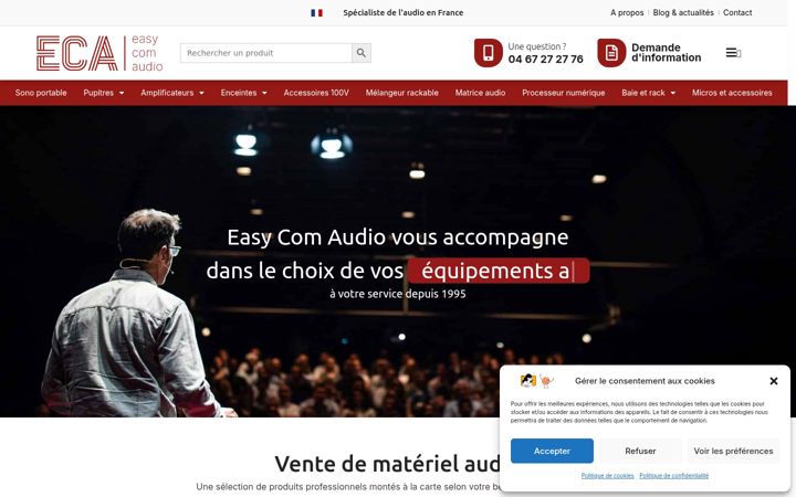 Zrzut ekranu easycomaudio.fr