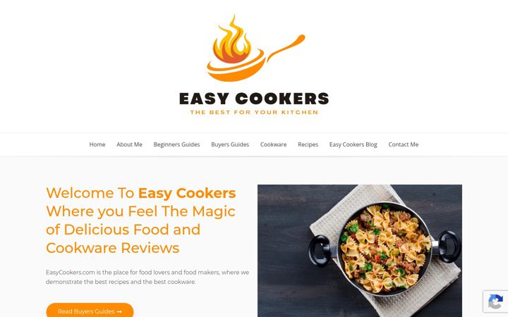 Screenshot of easycookers.com