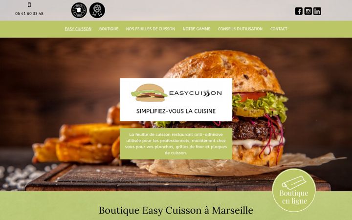 Screenshot of easycuisson.fr