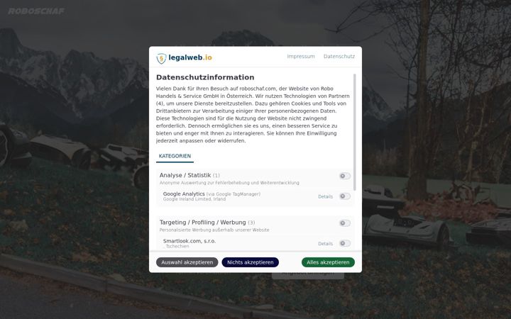 Posnetek zaslona easycut.at