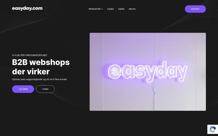 Snímek obrazovky easyday.com