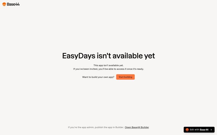 Screenshot ta' easydays.ai