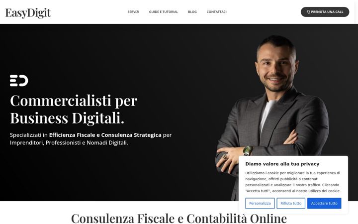 Screenshot of easydigit.eu