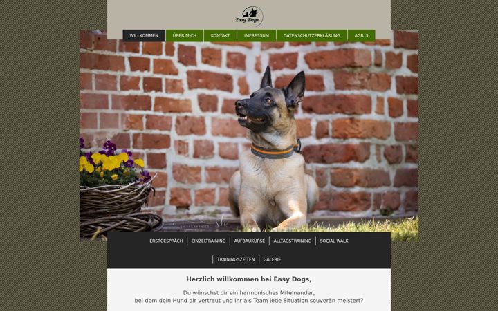 Snimka zaslona za easydogs-bremen.de