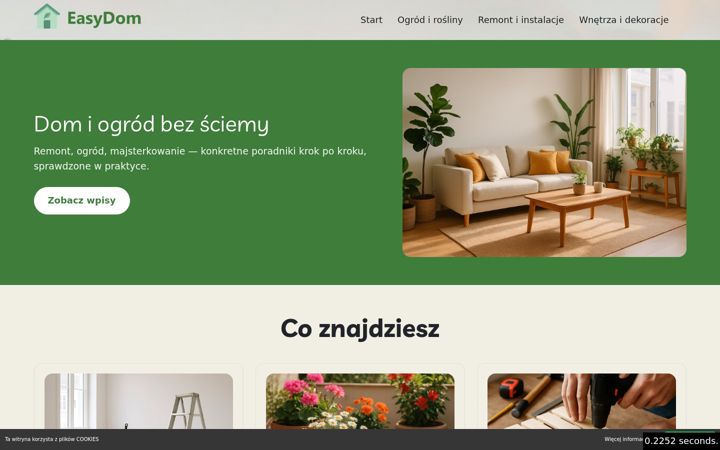 Captura de ecrã de easydom.pl