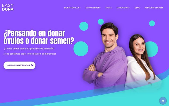 Screenshot of easydona.com