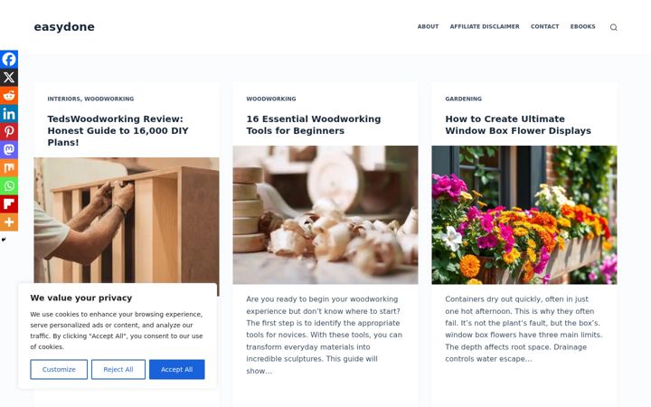 Screenshot of easydone.site