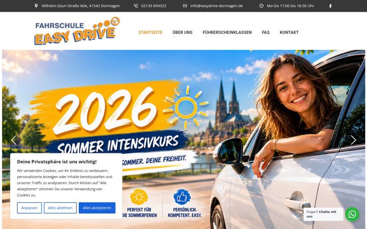 Screenshot of easydrive-dormagen.de
