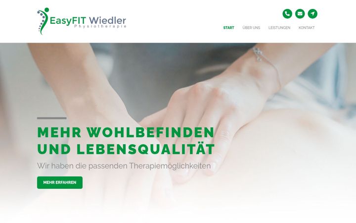 Kuvakaappaus sivustosta easyfit-wiedler.de