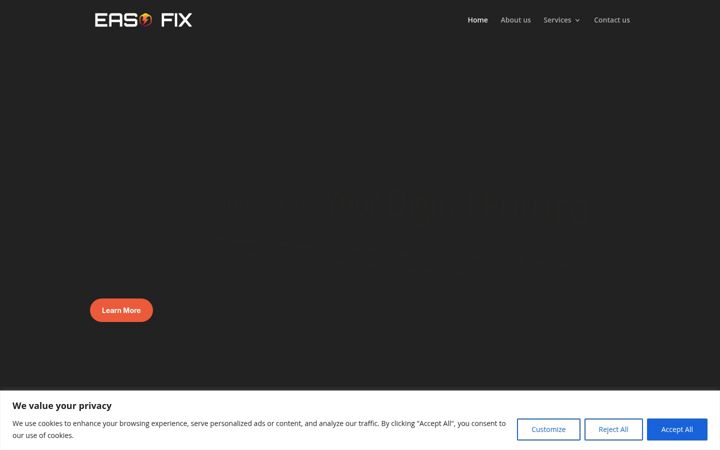 Screenshot of easyfix-it.com