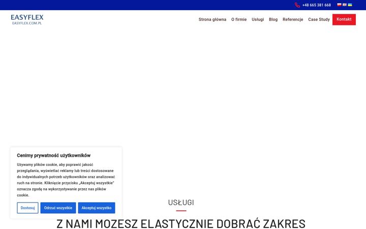 Captura de ecrã de easyflex.com.pl