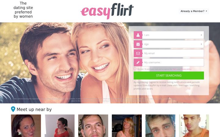 Zrzut ekranu easyflirt.ca