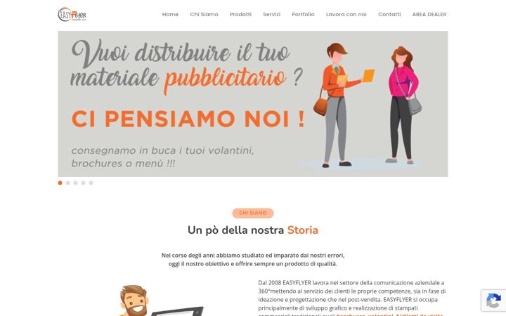 Screenshot of easyflyergroup.it