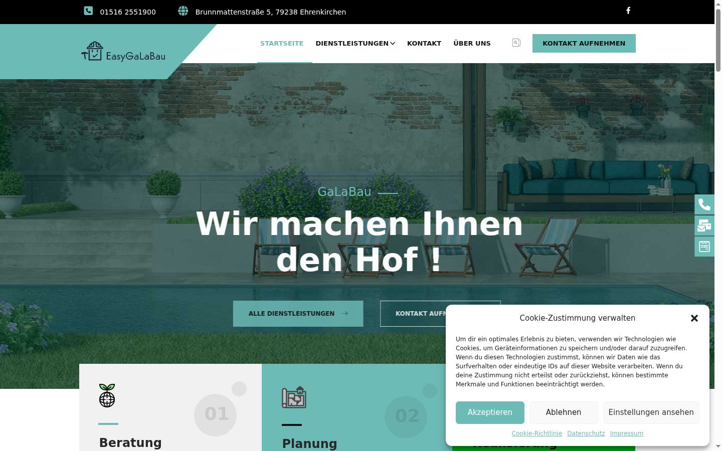 Screenshot tal-banner tal-kunsens muri qabel kwalunkwe interazzjoni