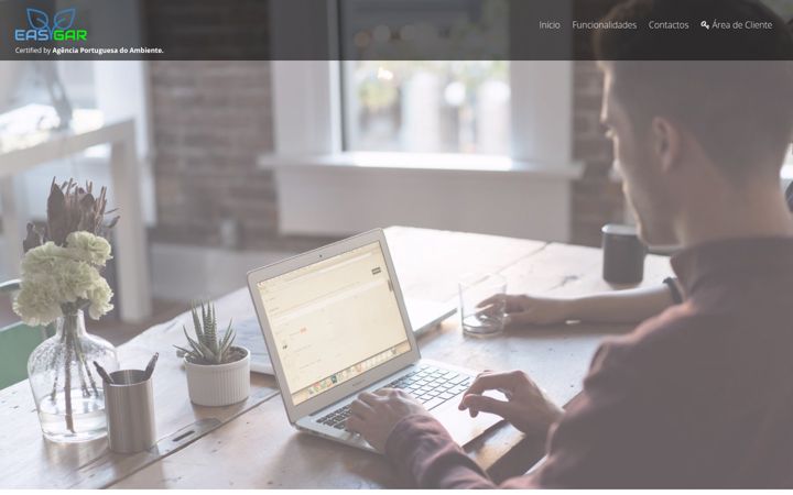 Screenshot of easygar.pt