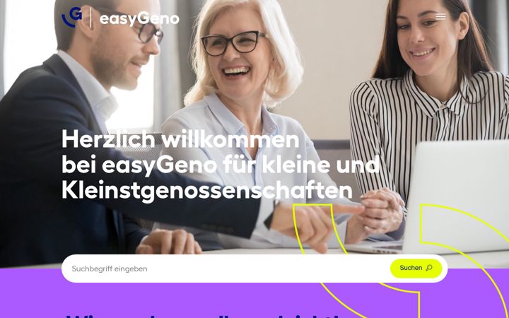 Kuvakaappaus sivustosta easygeno.de