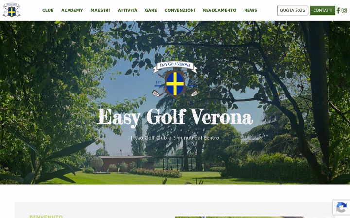 Ekrānuzņēmums no easygolf.it