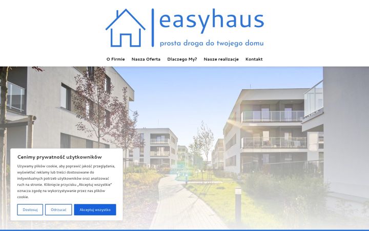Captura de pantalla de easyhaus.pl