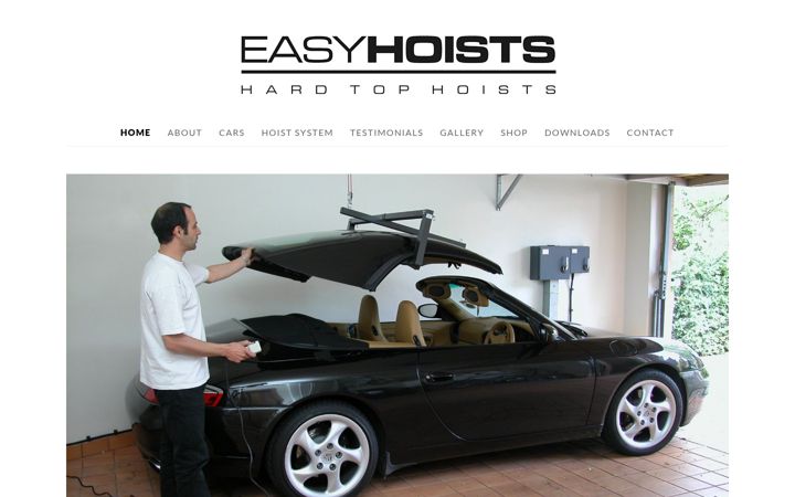 Screenshot of easyhoists.com