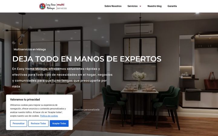 Screenshot of easyhomemalaga.com