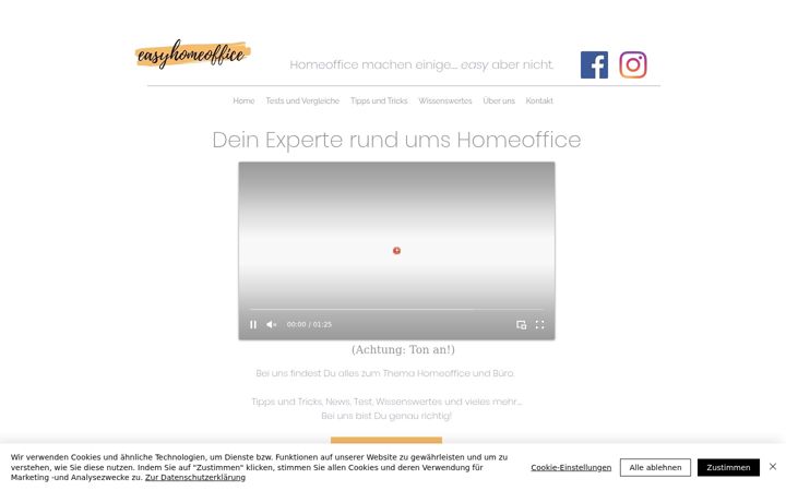 Captură de ecran a easyhomeoffice.org