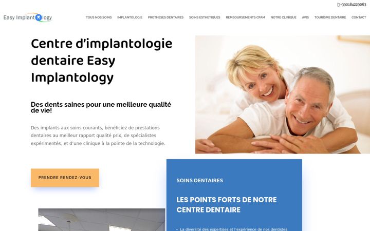 Screenshot of easyimplantology.com