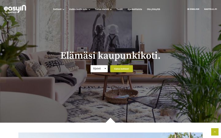 Screenshot di easyin.fi