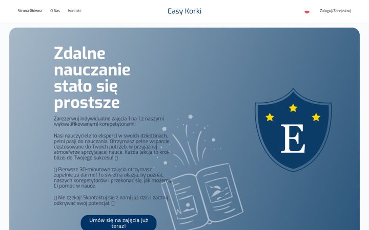 Screenshot of easykorki.com