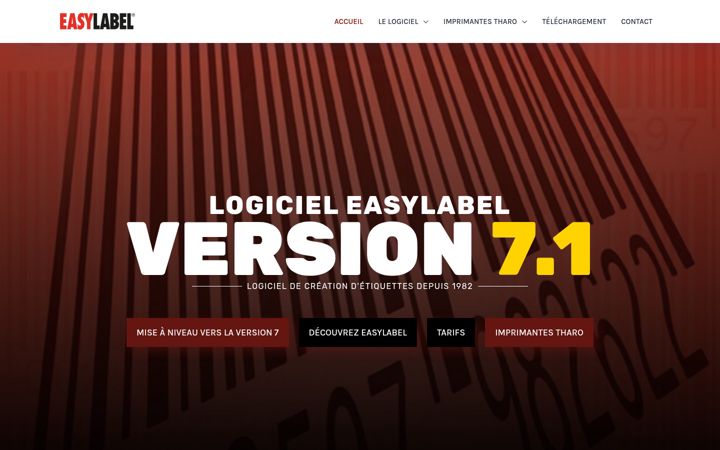 Snímek obrazovky easylabel.eu