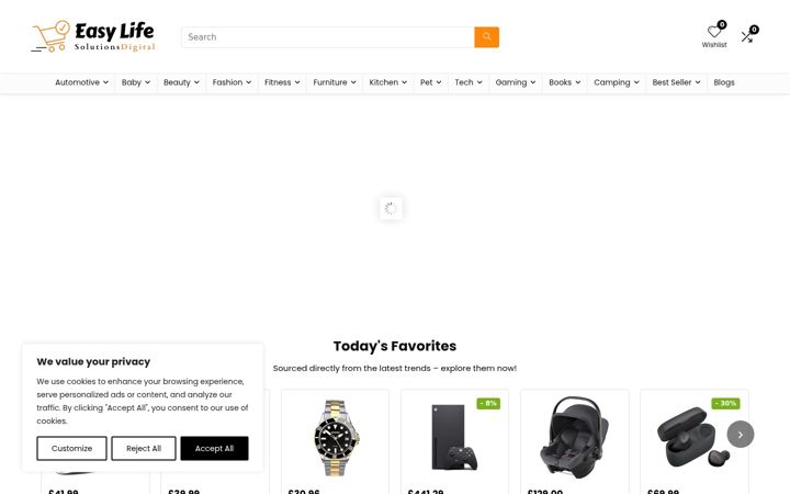 Screenshot of easylifesolutions.digital