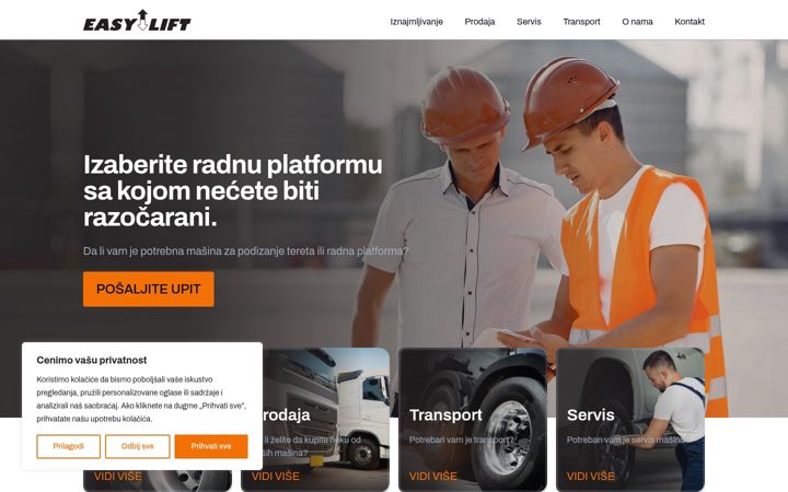 Screenshot of easylift.rs