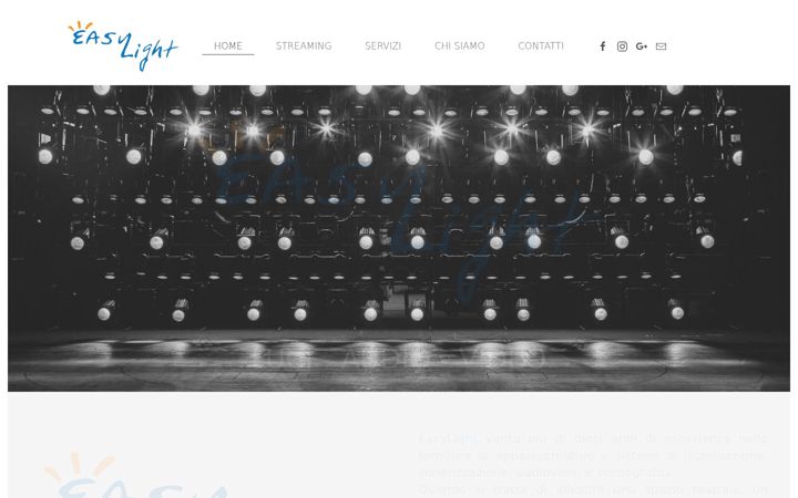 Screenshot of easylightsrl.it