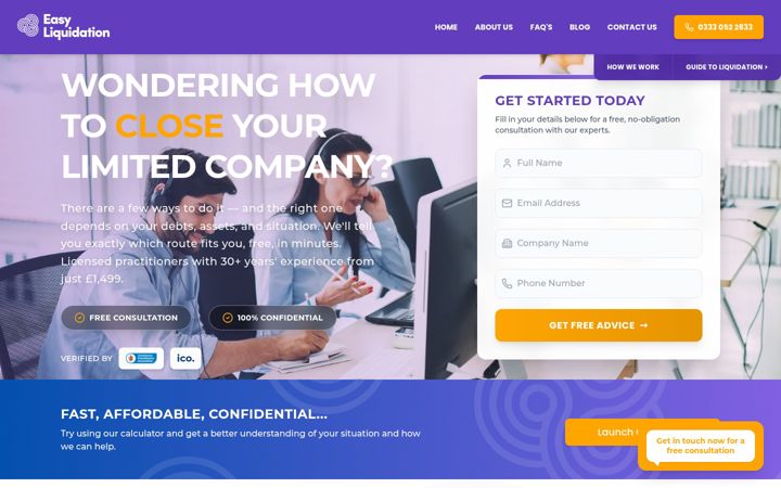 Screenshot of easyliquidation.co.uk