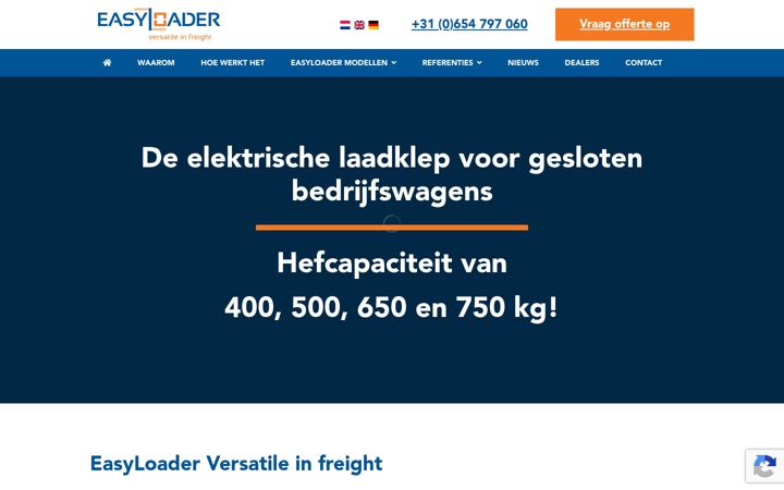 Snímek obrazovky easyloader.eu